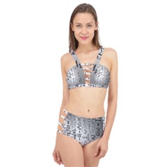 Science Formulas Cage Up Bikini Set by Sudhe