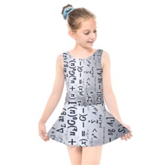 Science Formulas Kids  Skater Dress Swimsuit by Sudhe