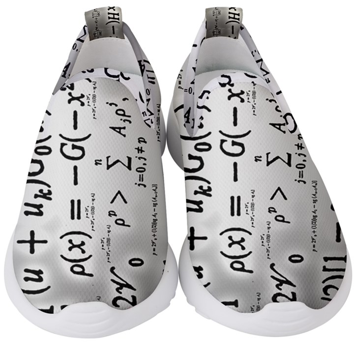 Science Formulas Kids  Slip On Sneakers