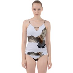 Eagle Cut Out Top Tankini Set by Sudhe