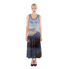 Sunrise Mount Bromo Tengger Semeru National Park  Indonesia Sleeveless Maxi Dress