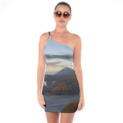 Sunrise Mount Bromo Tengger Semeru National Park  Indonesia One Soulder Bodycon Dress by Sudhe