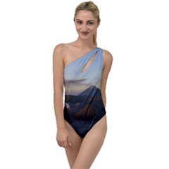 Sunrise Mount Bromo Tengger Semeru National Park  Indonesia To One Side Swimsuit by Sudhe