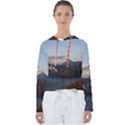 Sunrise Mount Bromo Tengger Semeru National Park  Indonesia Women s Slouchy Sweat View1