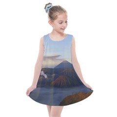 Sunrise Mount Bromo Tengger Semeru National Park  Indonesia Kids  Summer Dress by Sudhe