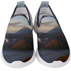 Sunrise Mount Bromo Tengger Semeru National Park  Indonesia Kids  Slip On Sneakers