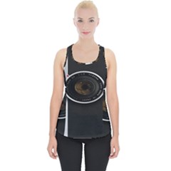 Vintage Camera Piece Up Tank Top by Sudhe