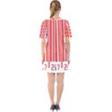 Colorful Gradient Barcode Sixties Short Sleeve Mini Dress View2