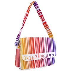 Colorful Gradient Barcode Courier Bag