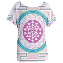 Mandala Design Arts Indian Women s Oversized Tee by Sudhe