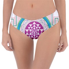 Mandala Design Arts Indian Reversible Classic Bikini Bottoms by Sudhe