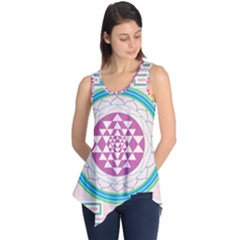 Mandala Design Arts Indian Sleeveless Tunic by Sudhe