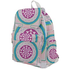 Mandala Design Arts Indian Top Flap Backpack by Sudhe