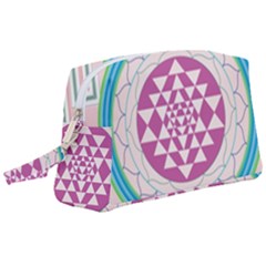 Mandala Design Arts Indian Wristlet Pouch Bag (large)