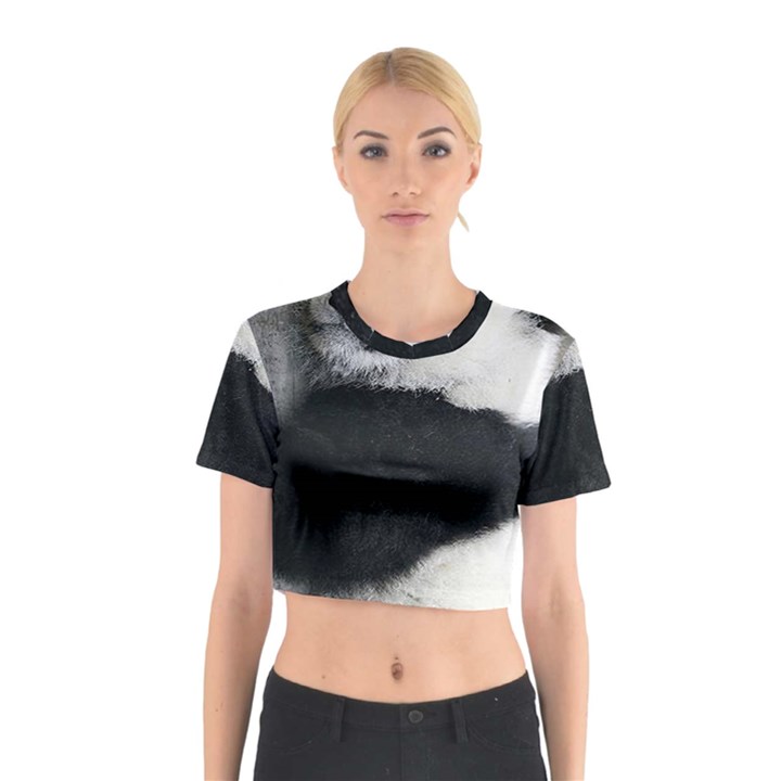 Panda Bear Sleeping Cotton Crop Top