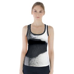 Panda Bear Sleeping Racer Back Sports Top by Sudhe