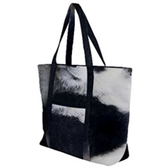 Panda Bear Sleeping Zip Up Canvas Bag by Sudhe