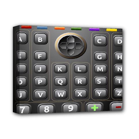 Scientific Solar Calculator Deluxe Canvas 14  X 11  (stretched) by Sudhe