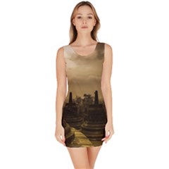 Borobudur Temple  Indonesia Bodycon Dress by Sudhe