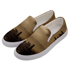 Borobudur Temple  Indonesia Men s Canvas Slip Ons by Sudhe