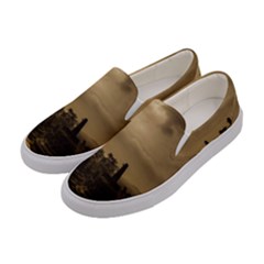 Borobudur Temple  Indonesia Women s Canvas Slip Ons by Sudhe