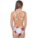 Spare Tire Icon Vector Double Strap Halter Bikini Set View2