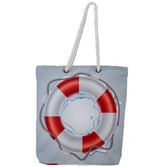 Spare Tire Icon Vector Full Print Rope Handle Tote (large) by Sudhe