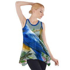 Loving Birds Side Drop Tank Tunic by Sudhe