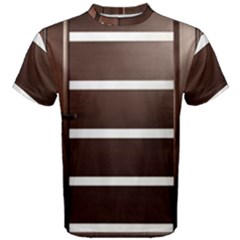 Minimalis Brown Door Men s Cotton Tee by Sudhe