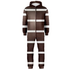 Minimalis Brown Door Hooded Jumpsuit (men)  by Sudhe