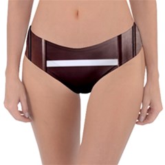 Minimalis Brown Door Reversible Classic Bikini Bottoms by Sudhe