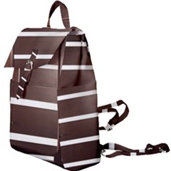 Minimalis Brown Door Buckle Everyday Backpack