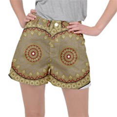 Mandala Art Ornament Pattern Stretch Ripstop Shorts