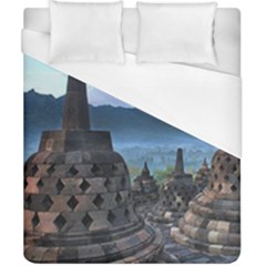 Borobudur Temple  Morning Serenade Duvet Cover (california King Size) by Sudhe