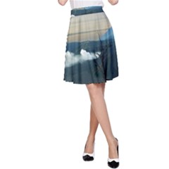 Bromo Caldera De Tenegger  Indonesia A-line Skirt by Sudhe