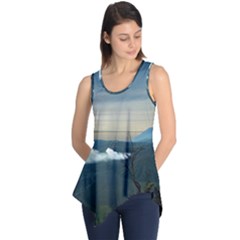 Bromo Caldera De Tenegger  Indonesia Sleeveless Tunic by Sudhe