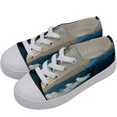 Bromo Caldera De Tenegger  Indonesia Kids  Low Top Canvas Sneakers by Sudhe