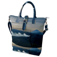 Bromo Caldera De Tenegger  Indonesia Buckle Top Tote Bag