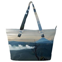 Bromo Caldera De Tenegger  Indonesia Full Print Shoulder Bag by Sudhe