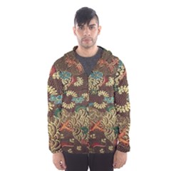 Colorful The Beautiful Of Art Indonesian Batik Pattern Hooded Windbreaker (men) by Sudhe