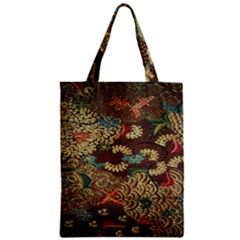 Colorful The Beautiful Of Art Indonesian Batik Pattern Zipper Classic Tote Bag by Sudhe