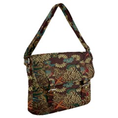 Colorful The Beautiful Of Art Indonesian Batik Pattern Buckle Messenger Bag