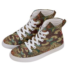 Colorful The Beautiful Of Art Indonesian Batik Pattern Women s Hi-top Skate Sneakers by Sudhe