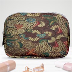 Colorful The Beautiful Of Art Indonesian Batik Pattern Make Up Pouch (small) by Sudhe