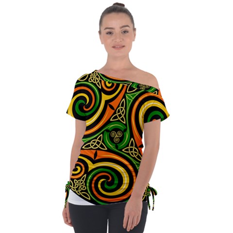 Celtic Celts Circle Color Colors Tie-up Tee by Sudhe