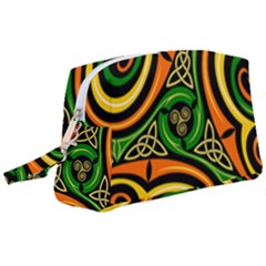 Celtic Celts Circle Color Colors Wristlet Pouch Bag (large)