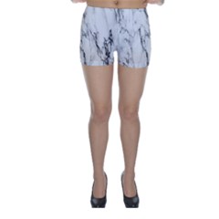 Marble Granite Pattern And Texture Skinny Shorts by Sudhe