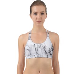 Marble Granite Pattern And Texture Back Web Sports Bra by Sudhe