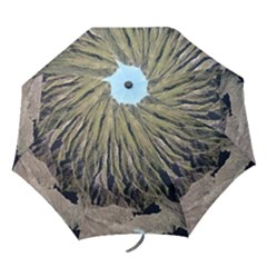 Mount Batok Bromo Indonesia Folding Umbrellas by Sudhe