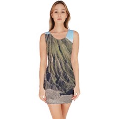 Mount Batok Bromo Indonesia Bodycon Dress by Sudhe